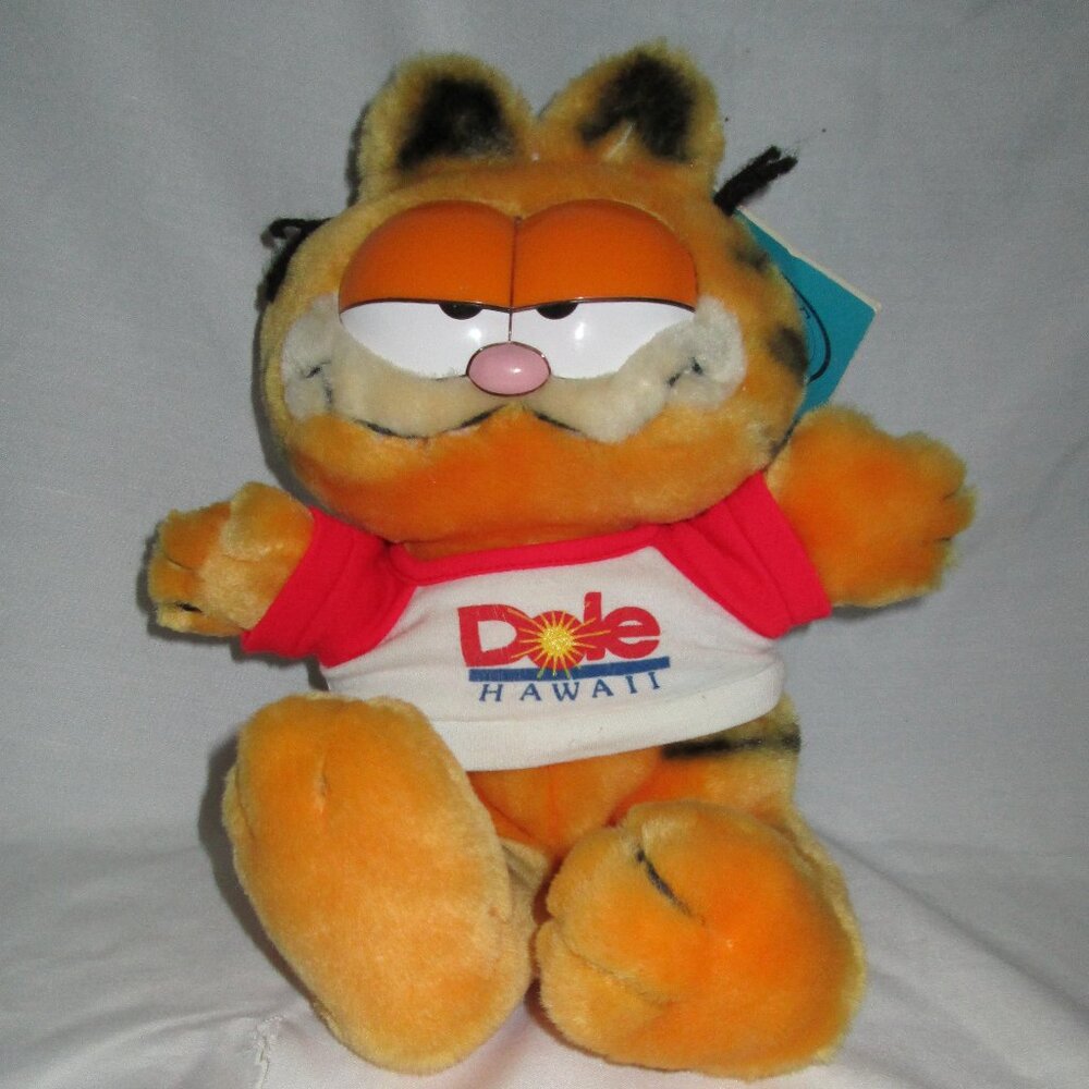 Very Rare Dole Hawaii Garfield Plush